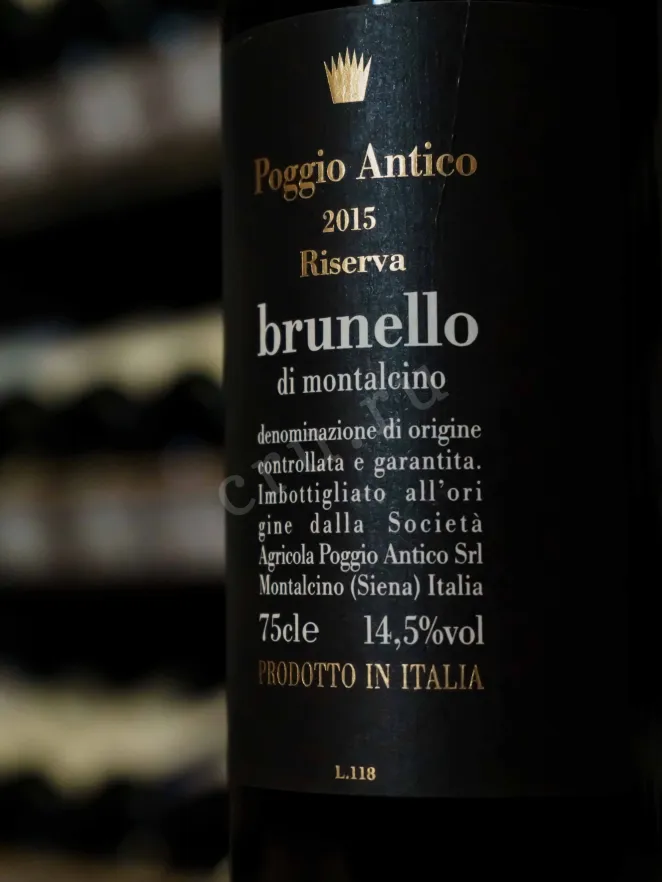 В магазине Крю Профи Brunello di Montalcino Riserva Poggio Antico 2015 0.75 л
