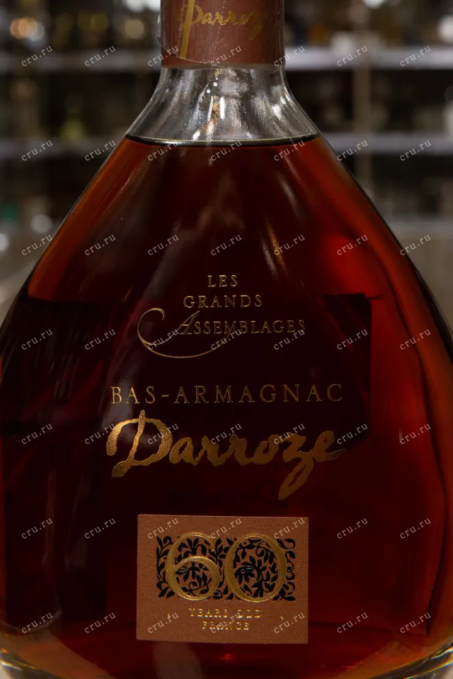 Этикетка Darroze Les Grands Assemblages 60 Ans d`Age 0.7 л
