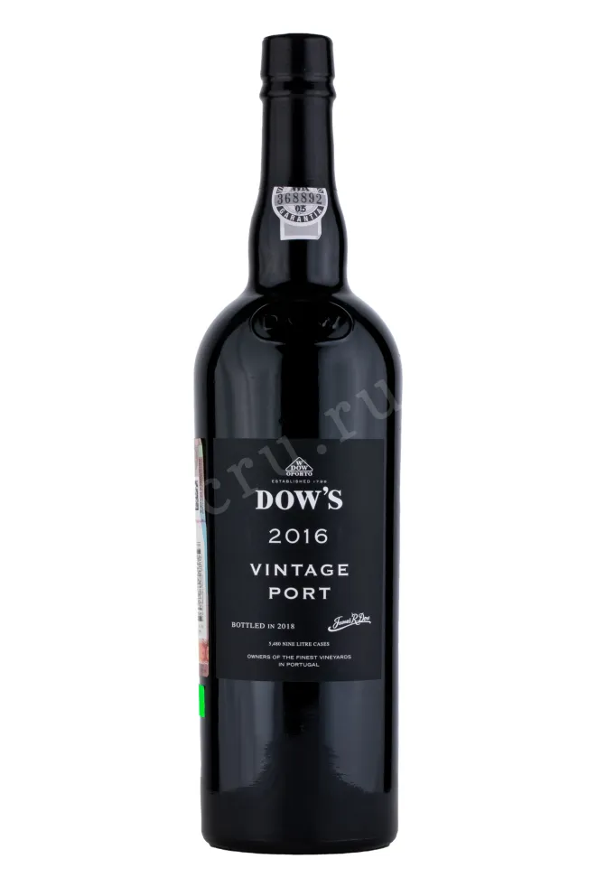 Портвейн Dows Vintage 2016 0.75 л