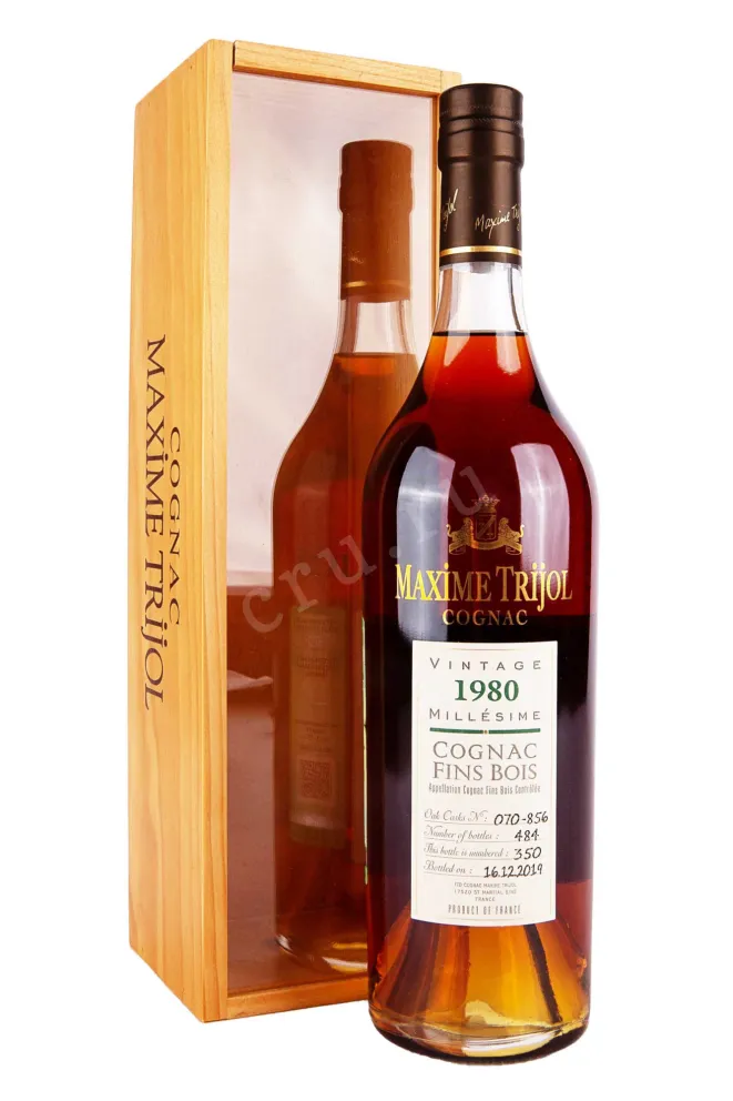 Коньяк Maxime Trijol Fins Bois 1980 0.7 л