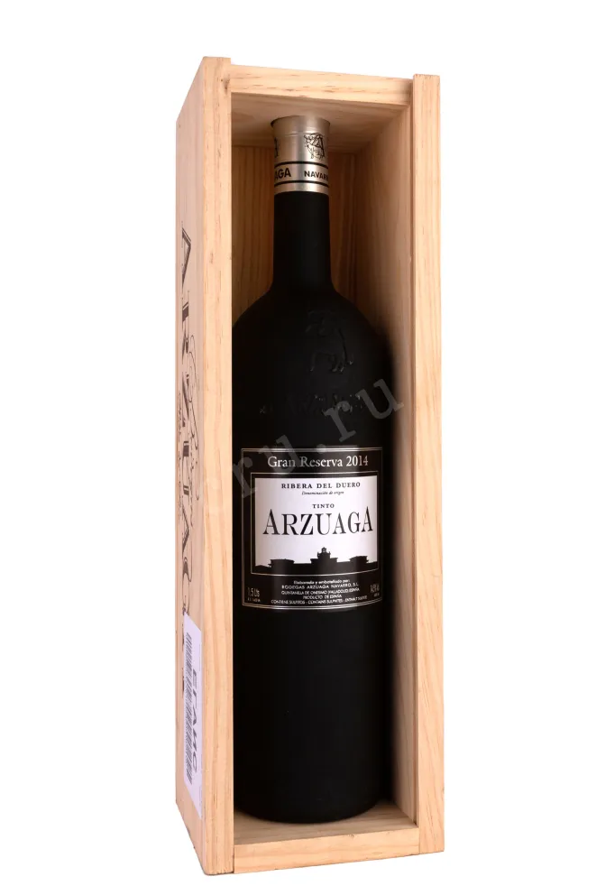 В деревянной коробке Arzuaga Gran Reserva Ribera del Duero wooden box 2014 1.5 л