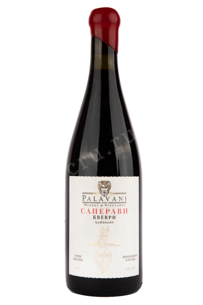 Вино Palavani Saperavi Qvevri 2022 0.75 л