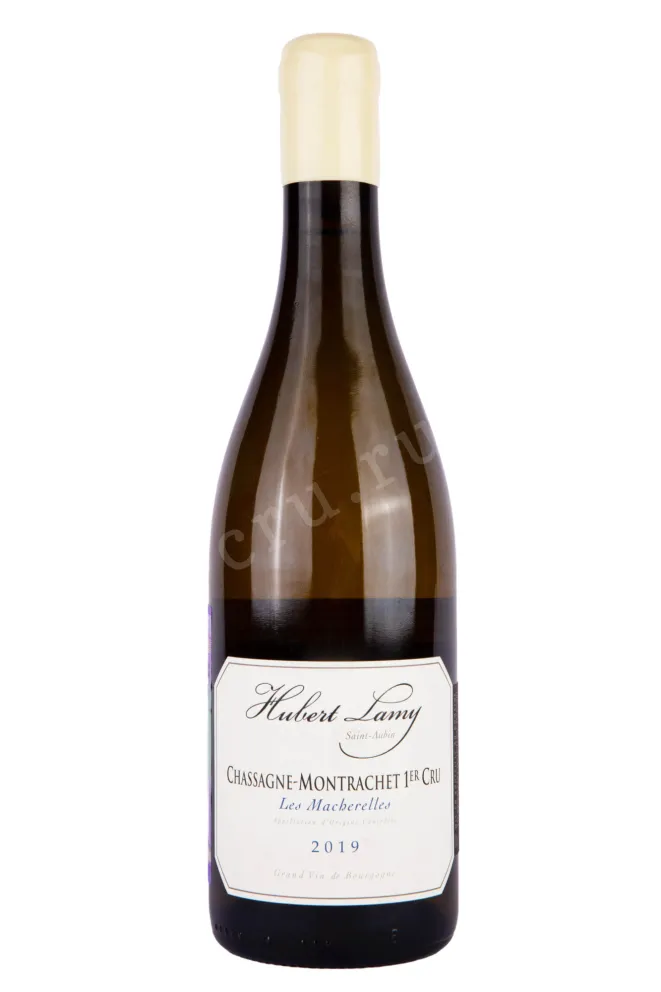 Вино Domaine Hubert Lamy Chassagne-Montrachet Premier Cru Les Macherelles 2019 0.75 л