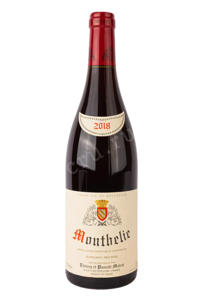 Вино Domaine Thierry et Pascale Matrot Monthelie 2018 0.75 л