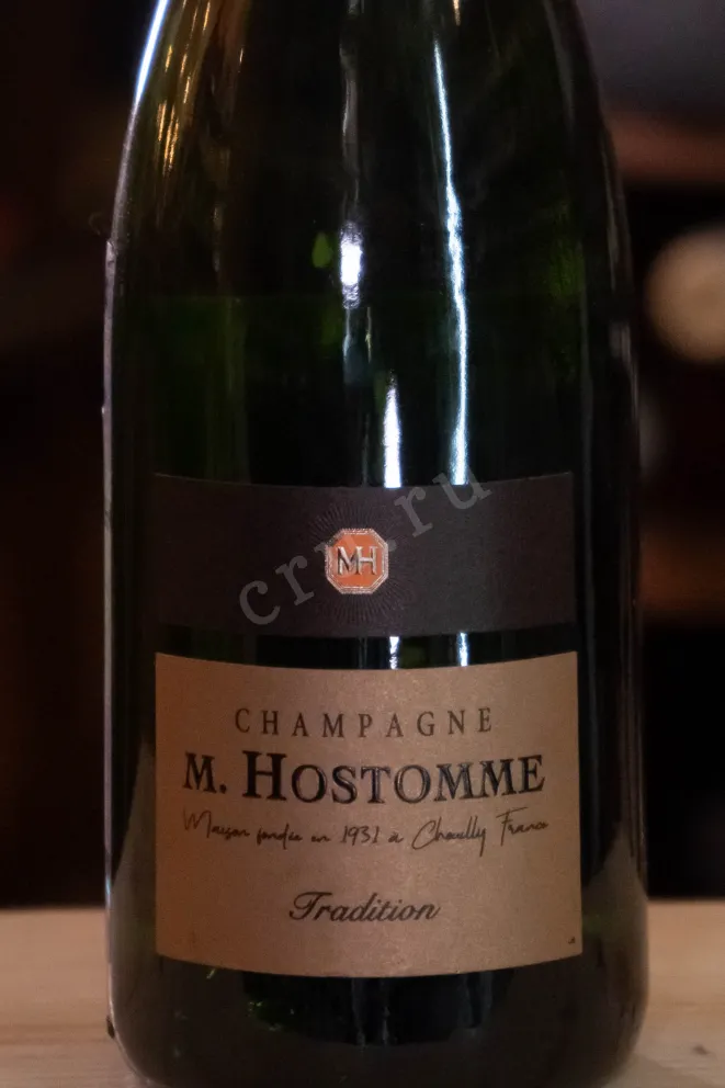 В магазине Крю Профи M. Hostomme Cuvee Tradition AOC 2019 0.375 л