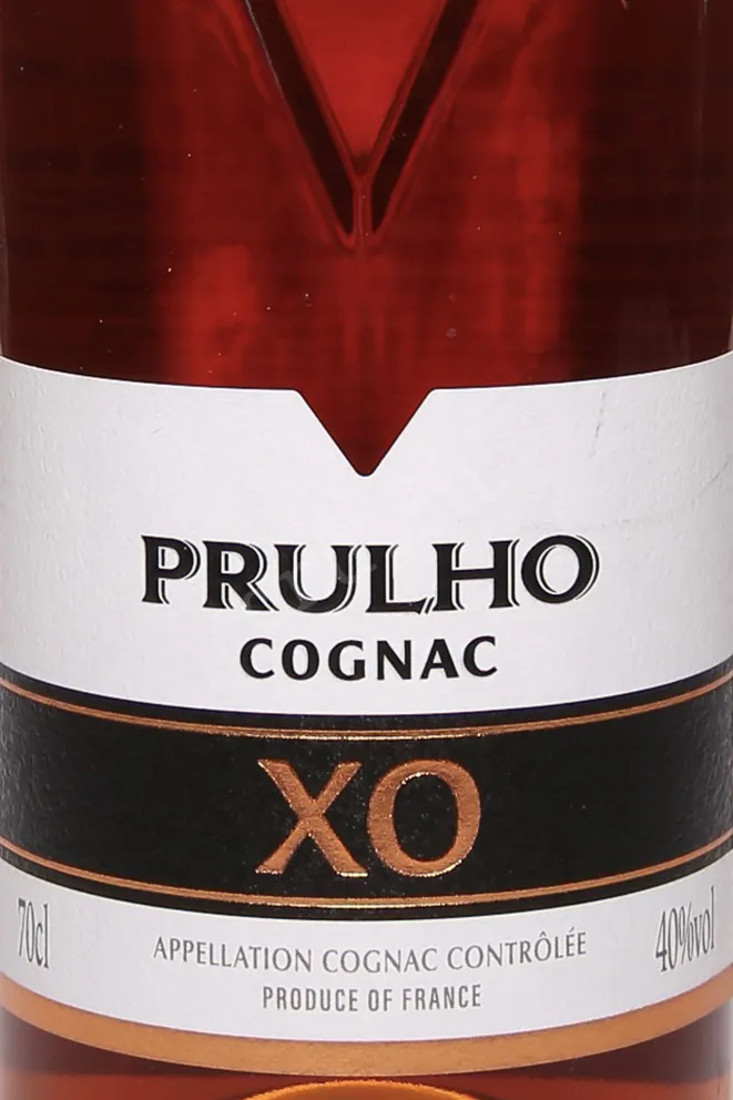 Этикетка Prulho XO in gift box 1999 0.7 л
