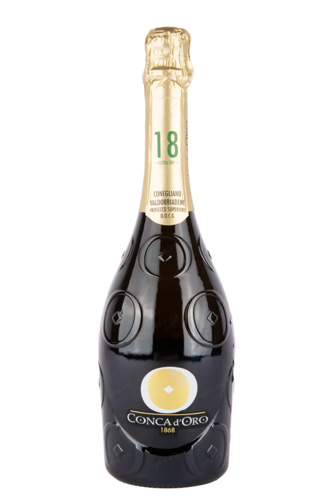 Игристое вино Conca d'Oro Conegliano Valdobbiadene Prosecco Superiore Millesimato Extra Dry 2022 0.75 л