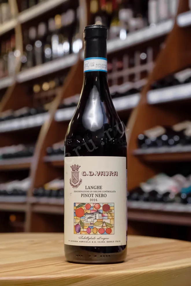 В магазине Крю Профи G.D. Vajra Langhe DOC Rosso Pinot Nero 2024 0.75 л
