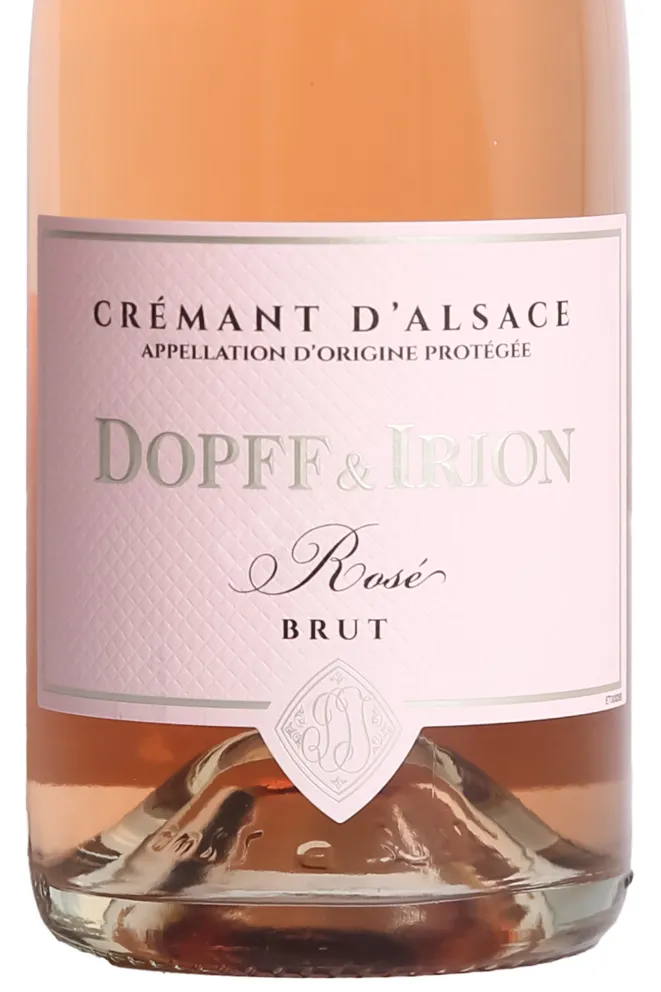 Этикетка Dopff & Irion Cremant d'Alsace Brut Rose AOC 2024 0.75 л