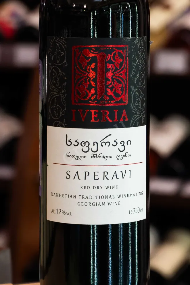 В магазине Крю Профи Iveria Saperavi 2021 0.75 л