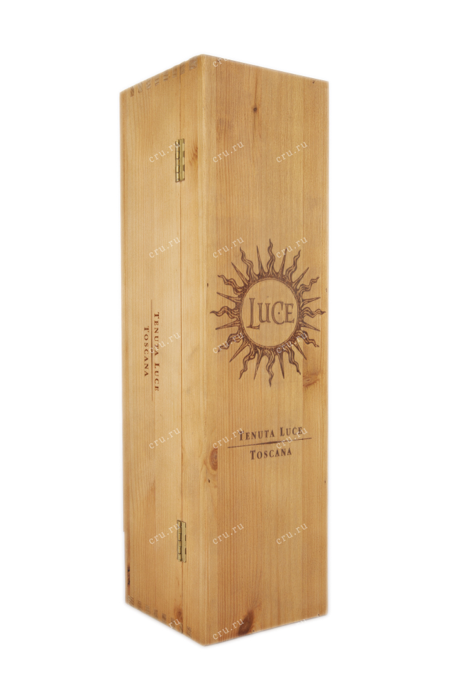 Подарочная коробка вина Luce della Vite in wooden box 2018 1.5 л