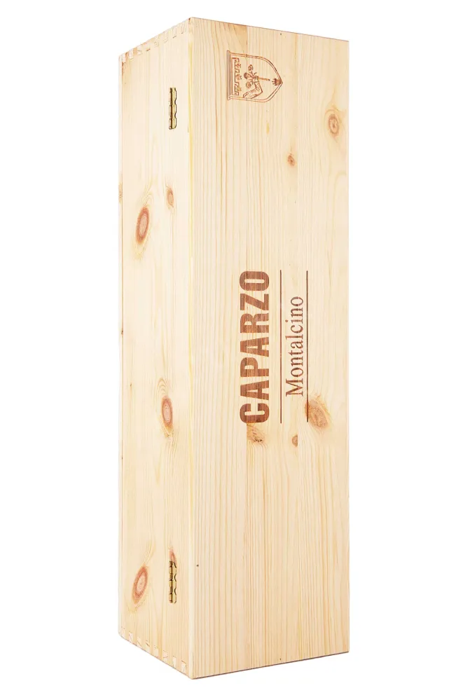 Деревянная коробка Caparzo Brunello di Montalcino in wooden box 2017 3 л