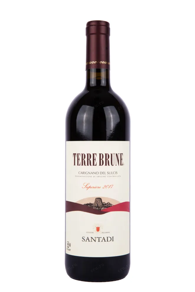 Вино Terre Brune Carignano del Sulcis Superior 2017 0.75 л