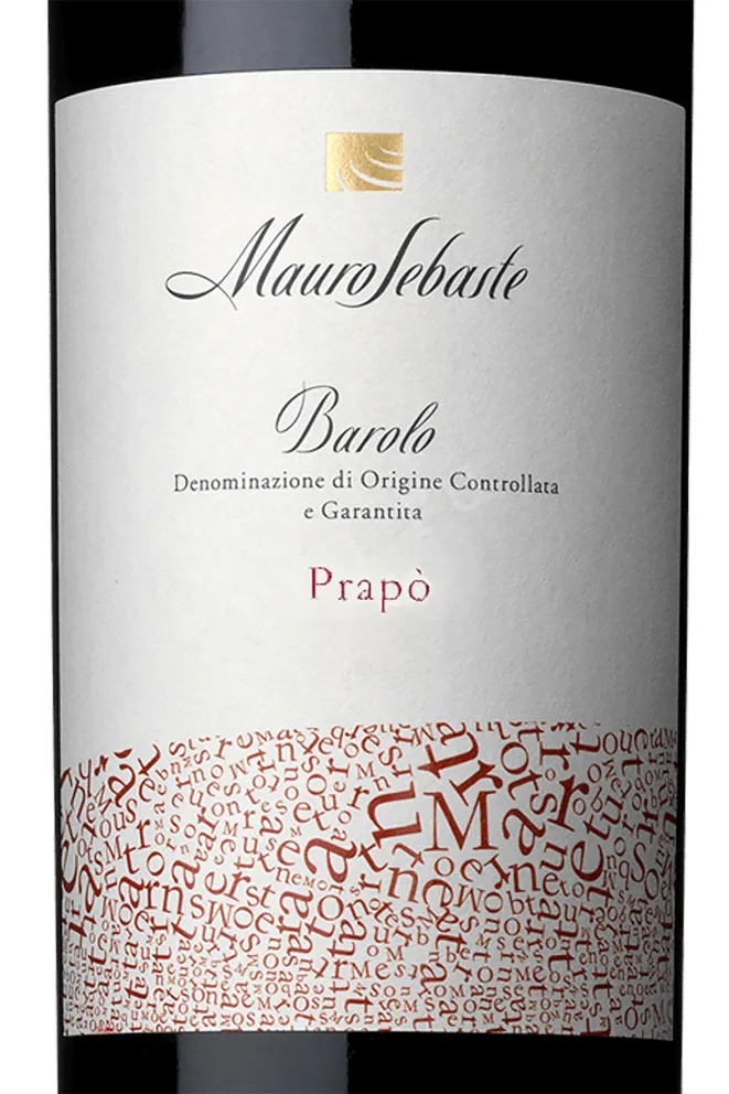 Этикетка Mauro Sebaste Barolo Prapo 2009 0.75 л