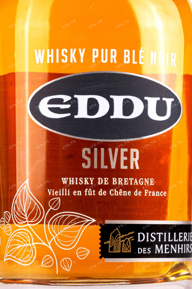 Виски Eddu Silver de Bretagne gift box  0.7 л