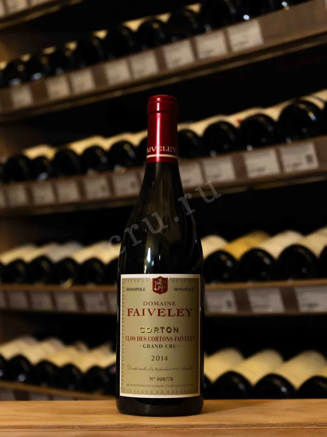 В магазине Крю Профи Domaine Faiveley Corton Gran Cru Clos de Corton Faiveley 2014 0.75 л
