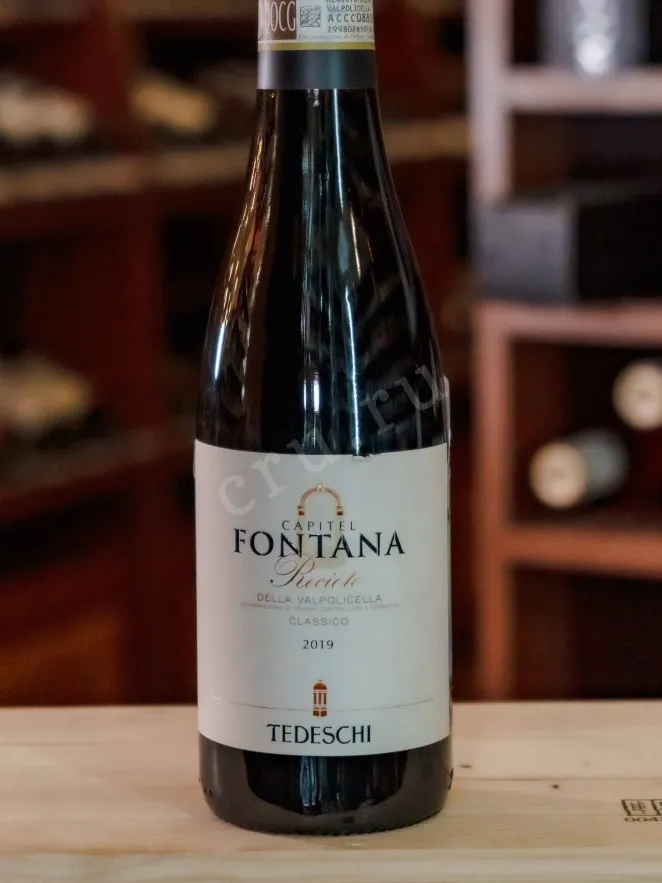В магазине Крю Профи Tedeschi Capitel Fontana Recioto Della Valpolicella Classico DOCG 2019 0.375 л