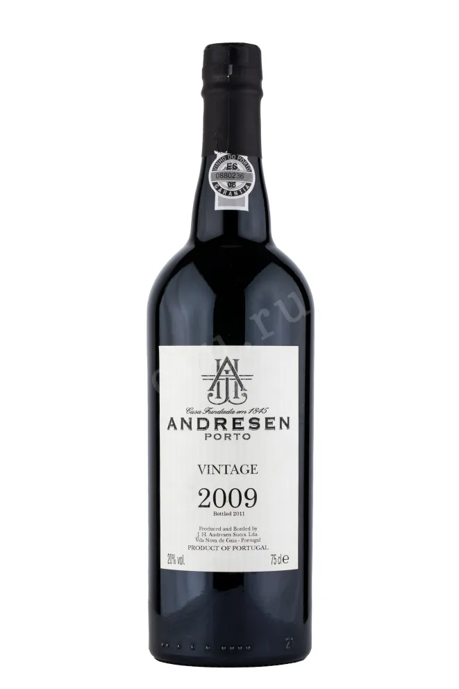 Бутылка портвейна Андресен Винтаж 2009 0.75 л