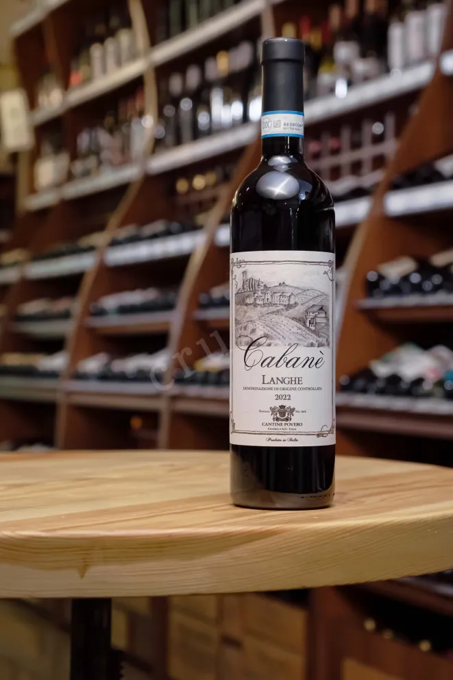В магазине Крю Профи Cantine Povero Cabane Langhe DOC 2022 0.75 л