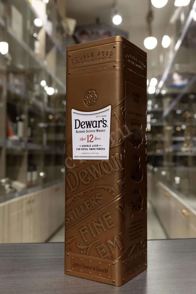 Контрэтикетка Dewar's 12 years old