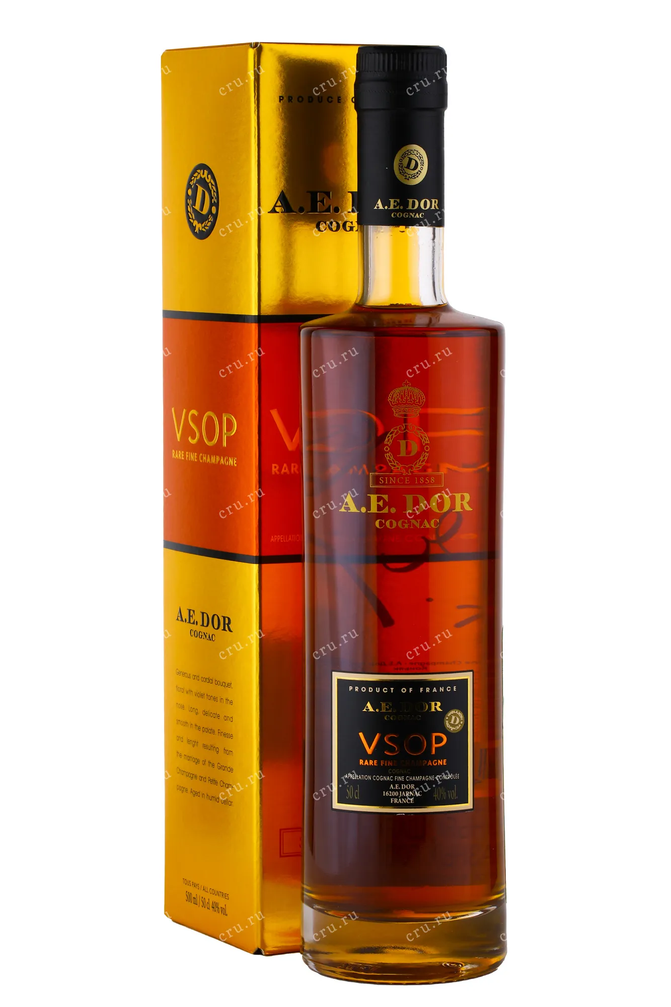 Фото — Коньяк A.E. Dor VSOP  0.5 л
