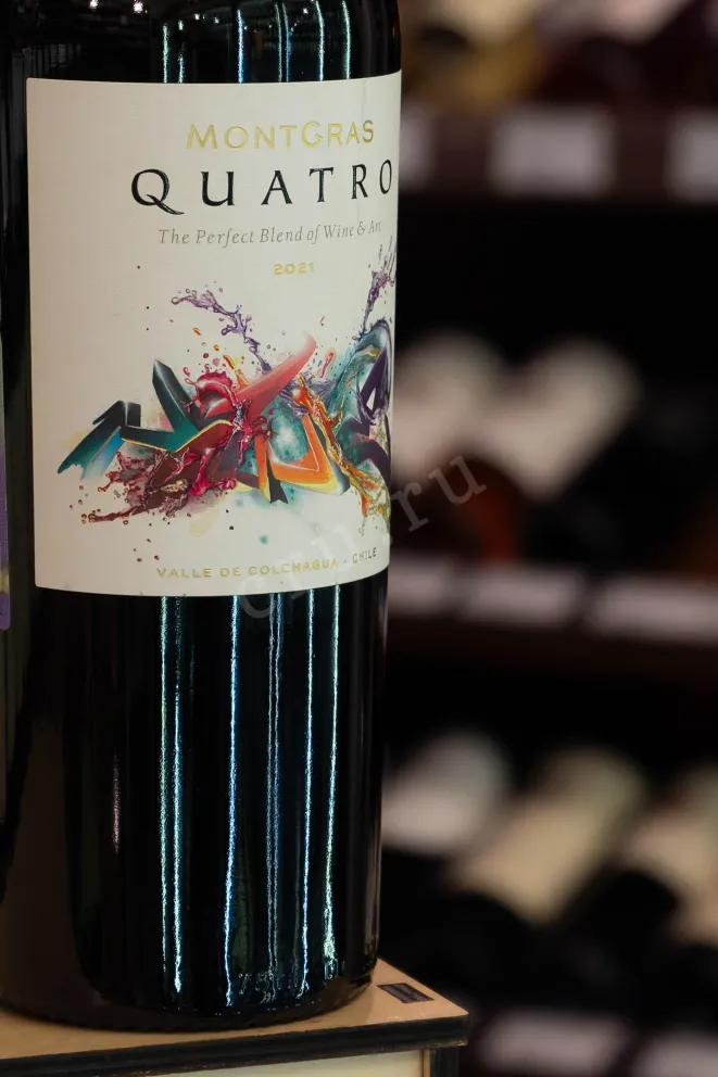 В магазине Крю Профи Montgras Quatro Valle de Colchagua DO 2021 0.75 л