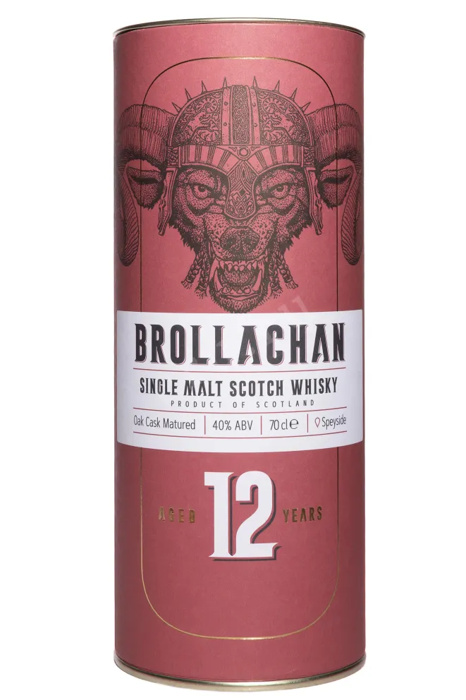 Туба Brollachan 12 Years Old Oak Cask in tube 0.7 л