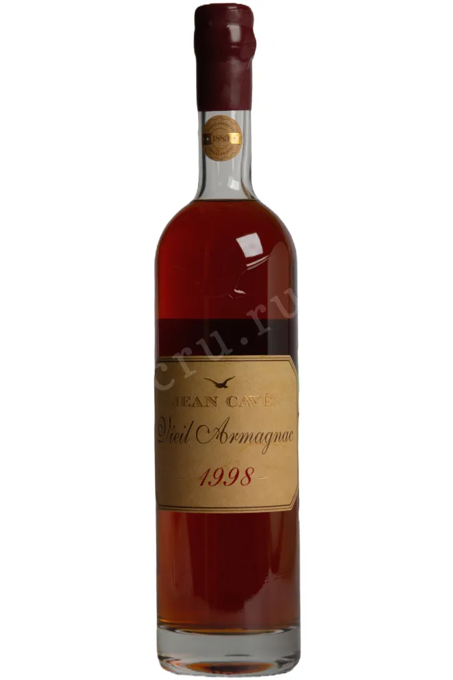Бутылка Jean Cave Vieil Armagnac 1998 AOC wooden box 1998 0.7 л