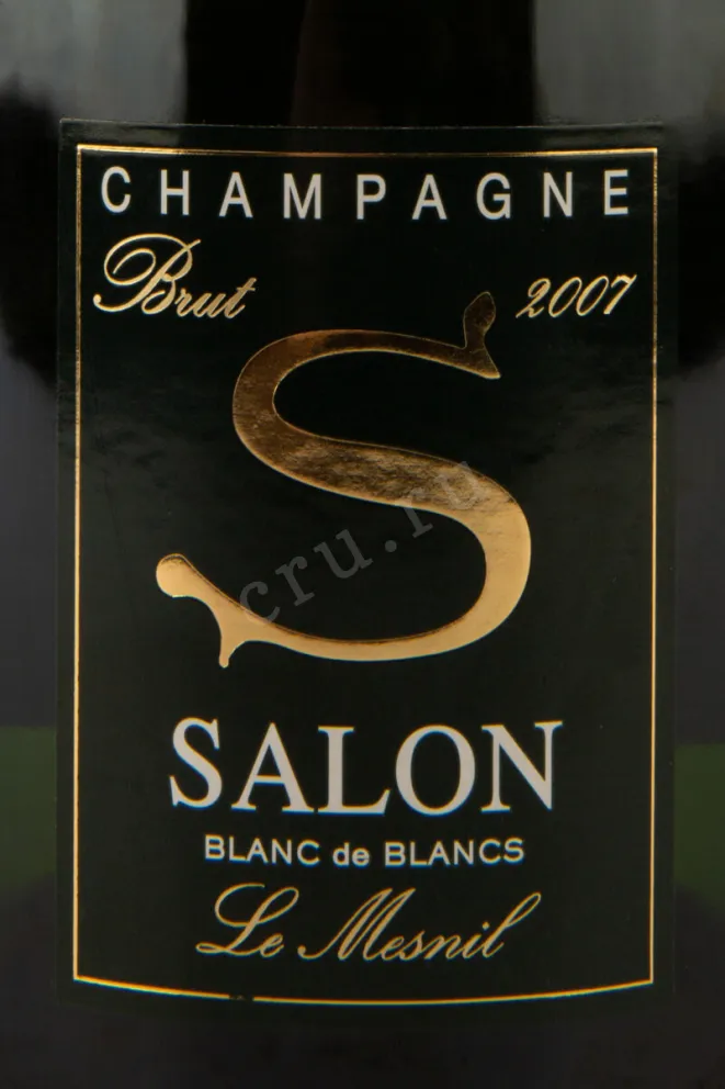 Этикетка Salon Le Mesnil Blanc de Blancs 2007 0.75 л