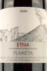 Этикетка Planeta Etna Rosso 2020 0.75 л