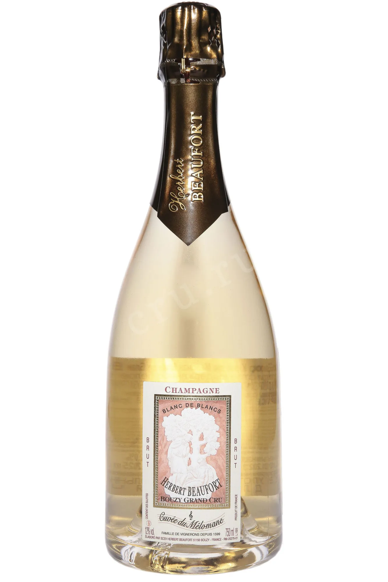 Фото — Шампанское Herbert Beaufort Cuvee du Melomane Blanc de Blancs 2022 0.75 л