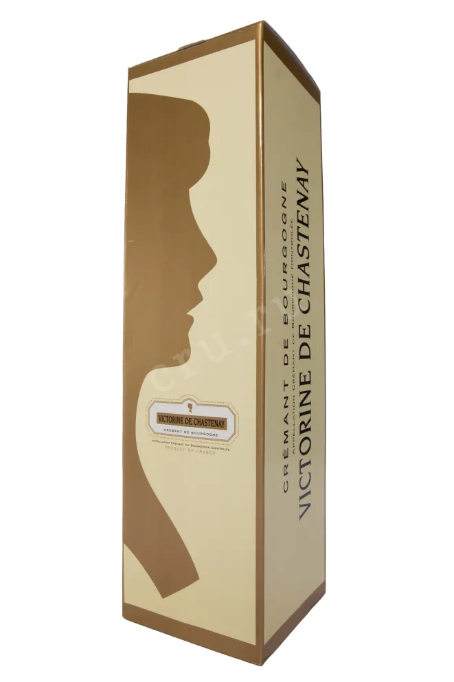 Подарочная коробка Victorine de Chastenay Millesime Brut Crеmant de Bourgogne AOC gift box 2015 3 л