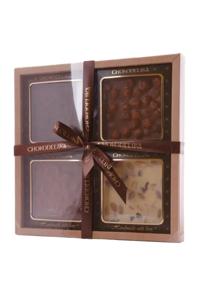 Шоколад Чокоделика Орехово-шоколадный квартет 320 г