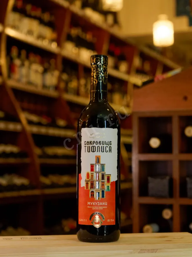 В магазине Крю Профи Сокровище Тифлиса Мукузани 2022 0.75 л