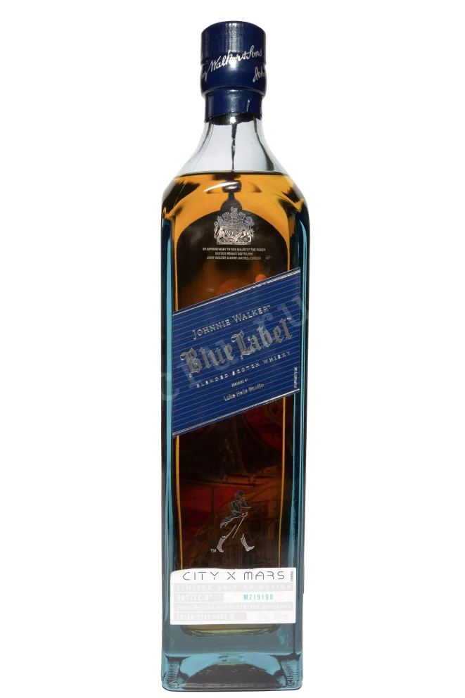 Бутылка Johnnie Walker Blue Label City X Mars in gift box 0.75 л