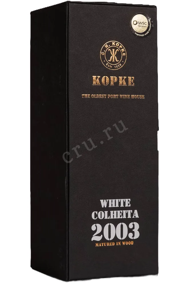 Подарочная коробка Kopke Colheita White Porto gift box 2003 0.75 л