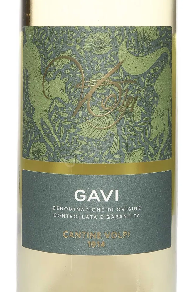 Этикетка Cantine Volpi Gavi 2023 0.75 л