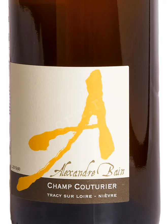 Этикетка Alexandre Bain Champ Couturier 2019 0.75 л