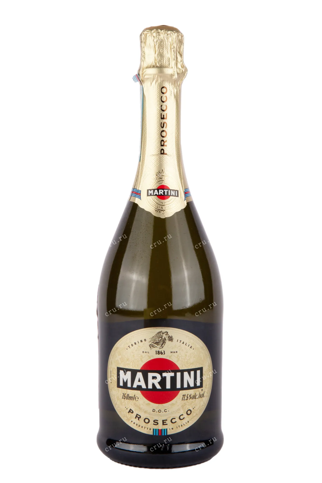 Фото — Игристое вино Martini Prosecco Extra Dry 2022 0.75 л