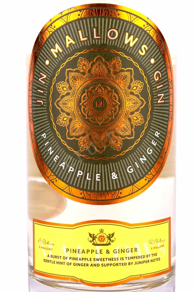 Этикетка Mallows Pinapple Ginger  0.7 л