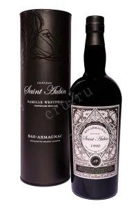 Арманьяк Saint Aubin Bas-Armagnac in tube 1990 0.7 л