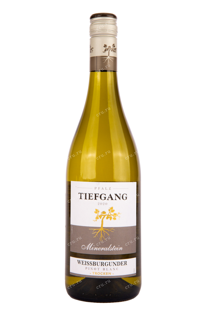 Вино Tiefgang Weissburgunder Mineralstein 2020 0.75 л