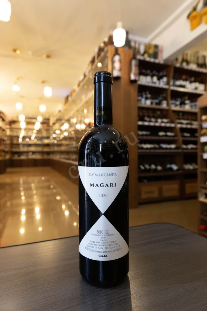 В магазине Крю Профи  Magari Ca Marcanda Bolgheri Gaja DOP 2020 0.75 л