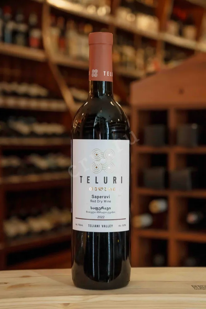 В магазине Крю Профи Teluri Saperavi 2022 0.75 л