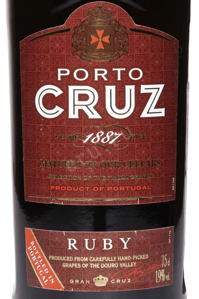 Этикетка Cruz Ruby 2021 0.75 л