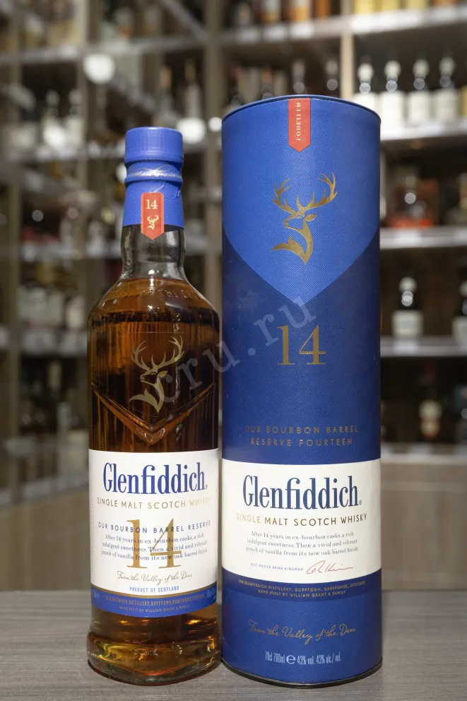 В магазине Крю Профи Glenfiddich Single Malt 14 Years in tube 0.7 л
