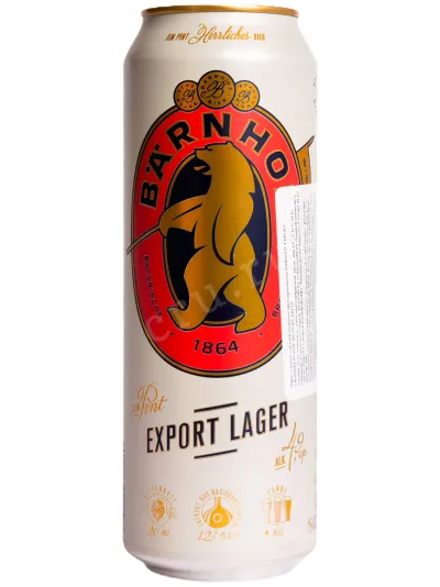 Пиво Barnhof Export Lager  0.568 л
