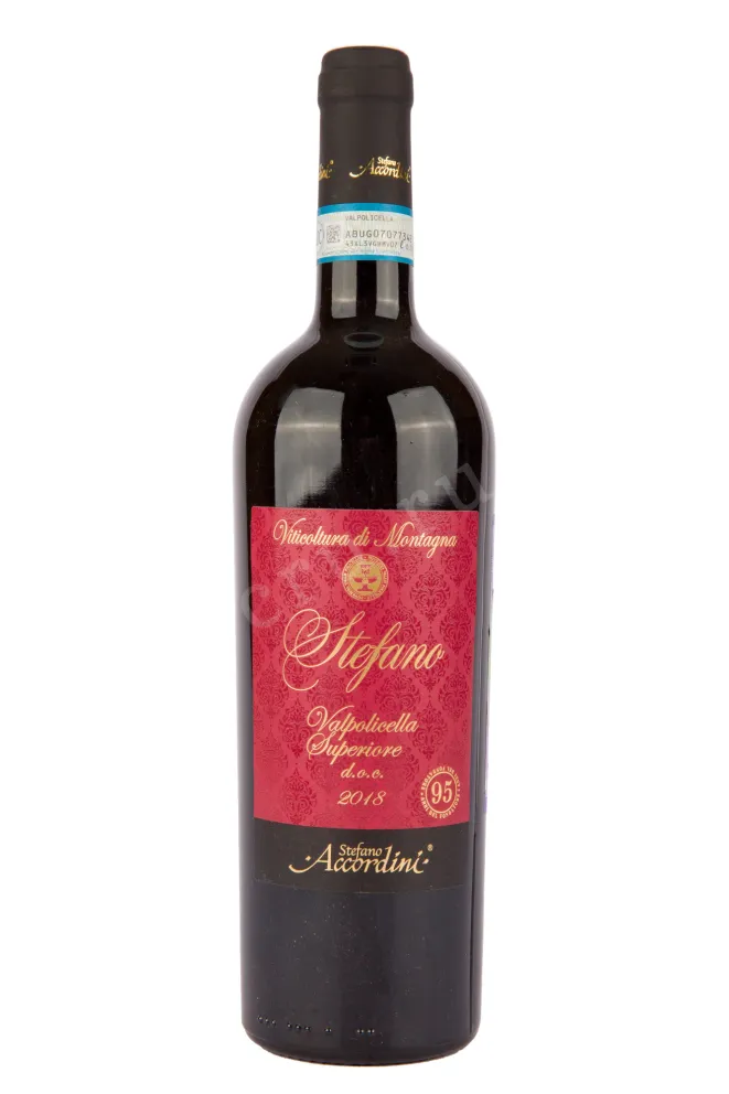 Вино Stefano Accordini Stefano Valpolicella Superiore DOC 2018 0.75 л