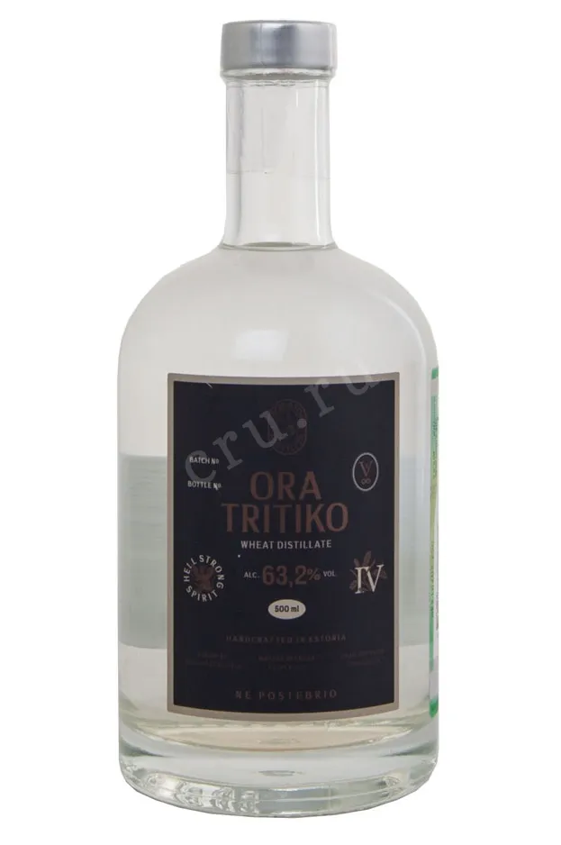 Водка Ора Тритико Вит Дистиллейт 63.2%  0.5 л