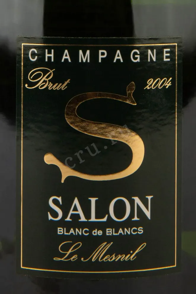 Этикетка Salon Le Mesnil Blanc de Blancs 2004 0.75 л